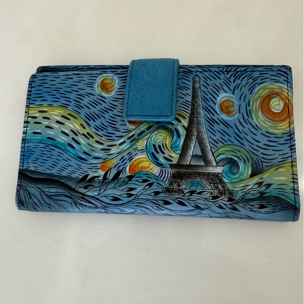Anuschka Love in Paris Eiffel Tower wallet